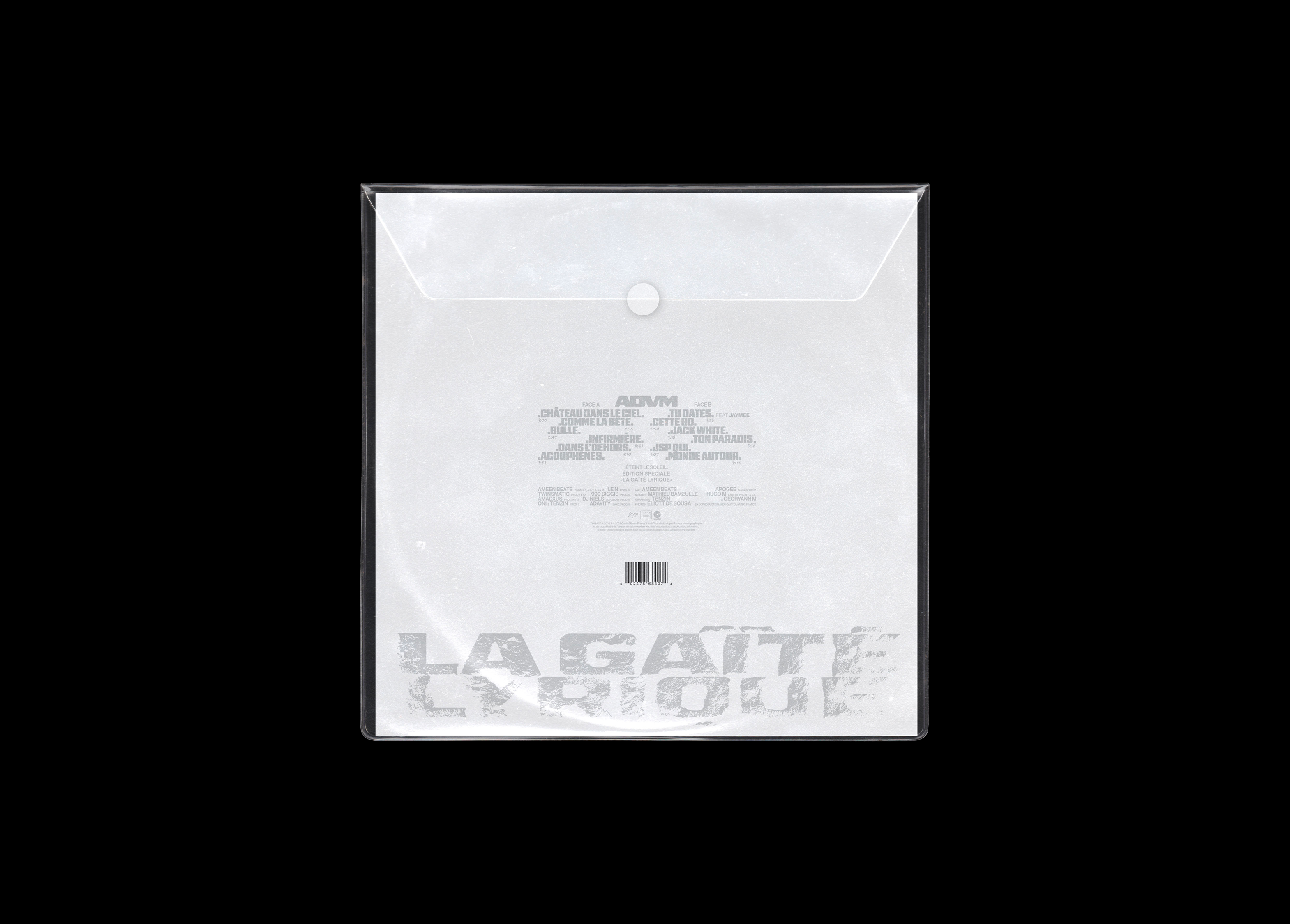 .ETEINT LE SOLEIL. - Vinyle Edition Spécial Concert Gaité Lyrique