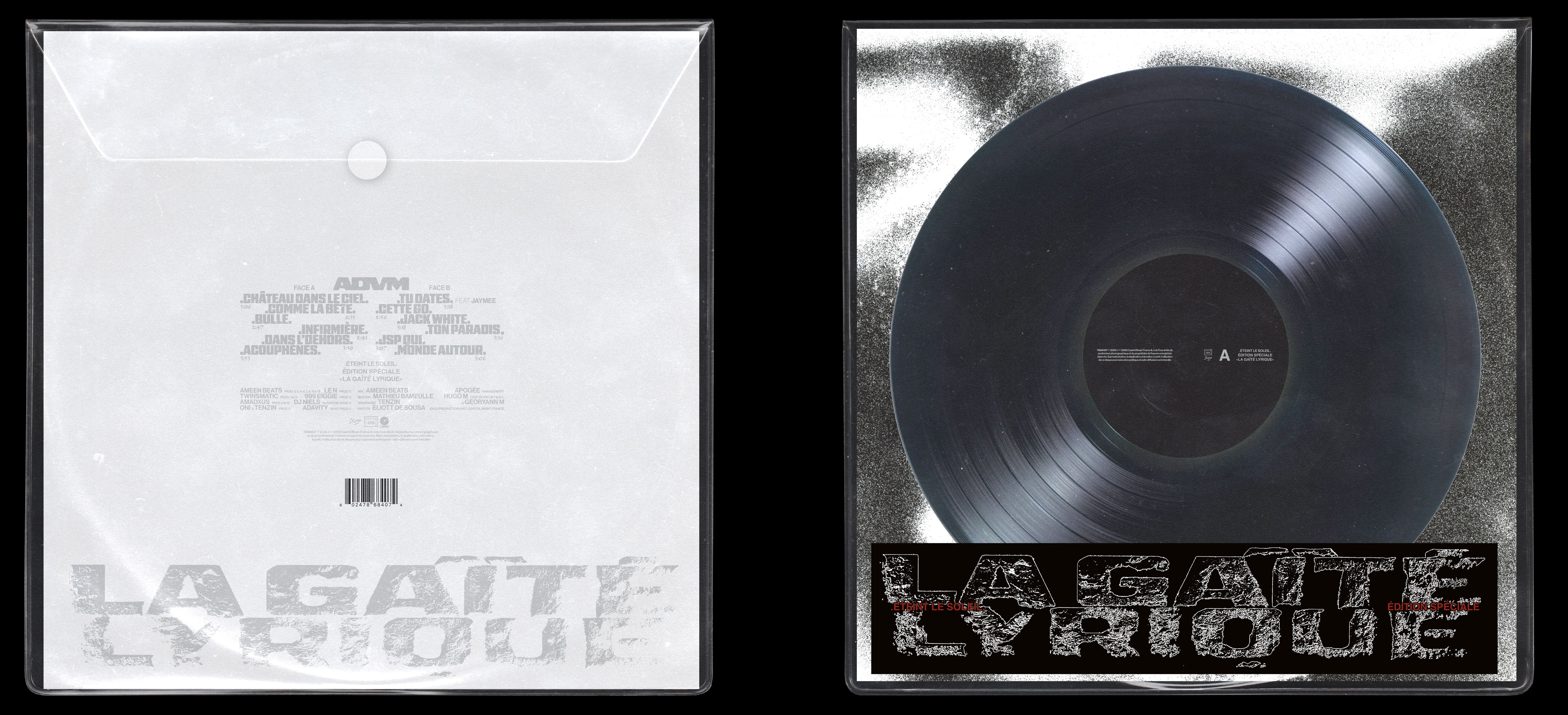 .ETEINT LE SOLEIL. - Vinyle Edition Spécial Concert Gaité Lyrique